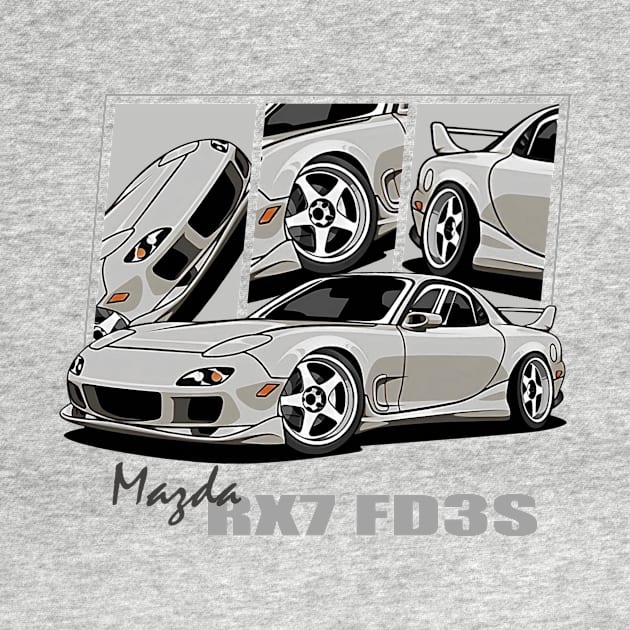 Mazda RX7, JDM, Japanese cars by T-JD